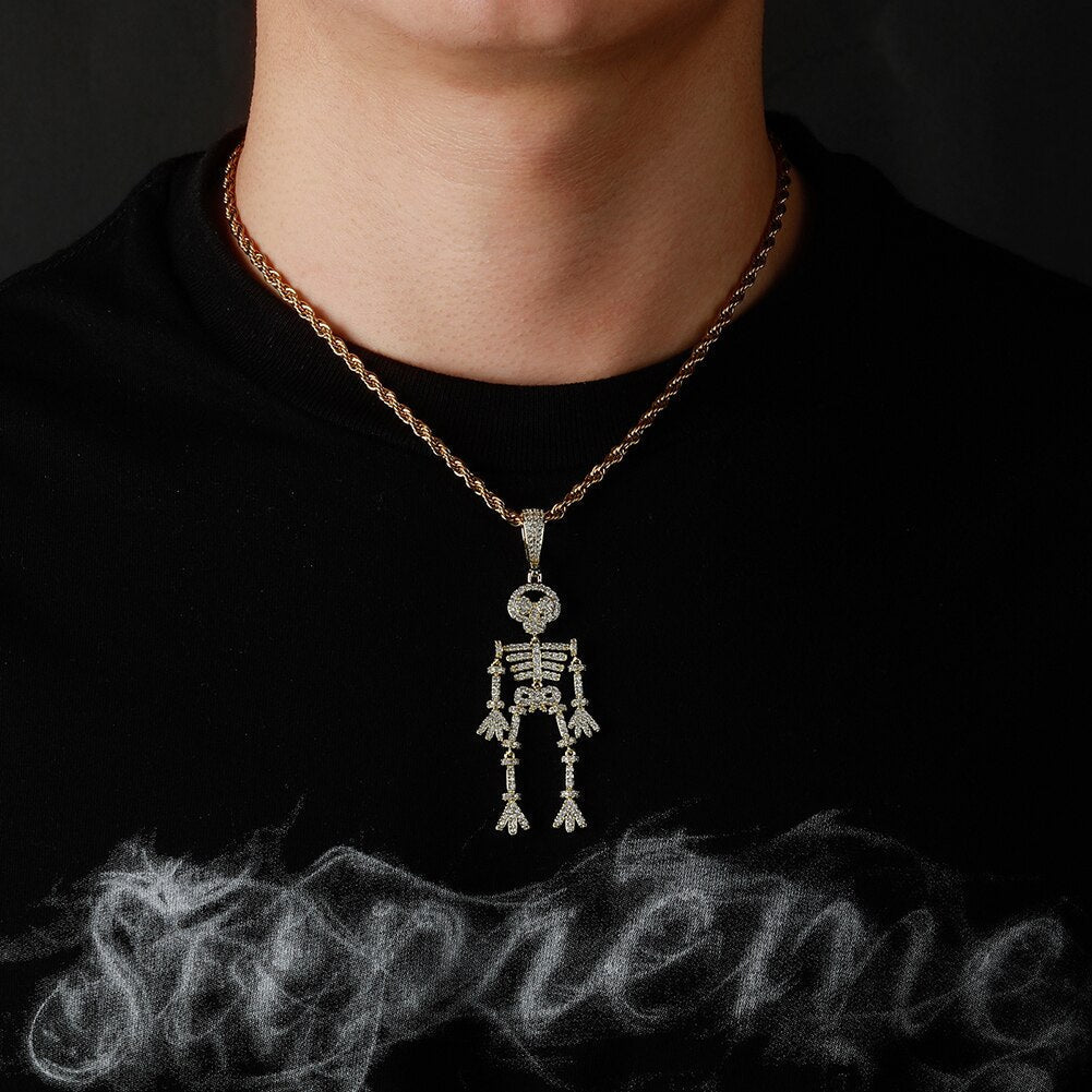 Skeleton Pendant 14K - ICECI
