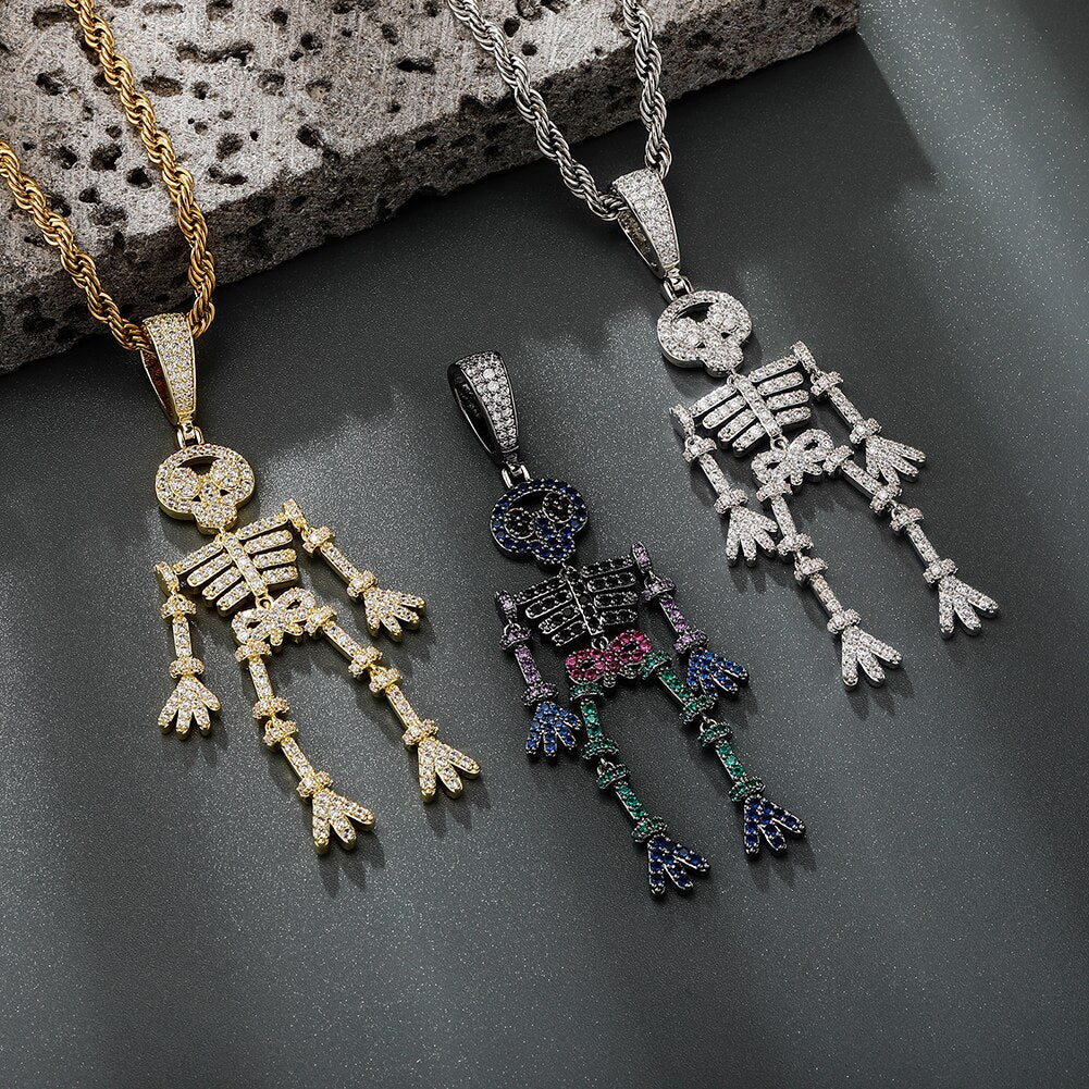 Skeleton Pendant 14K - ICECI