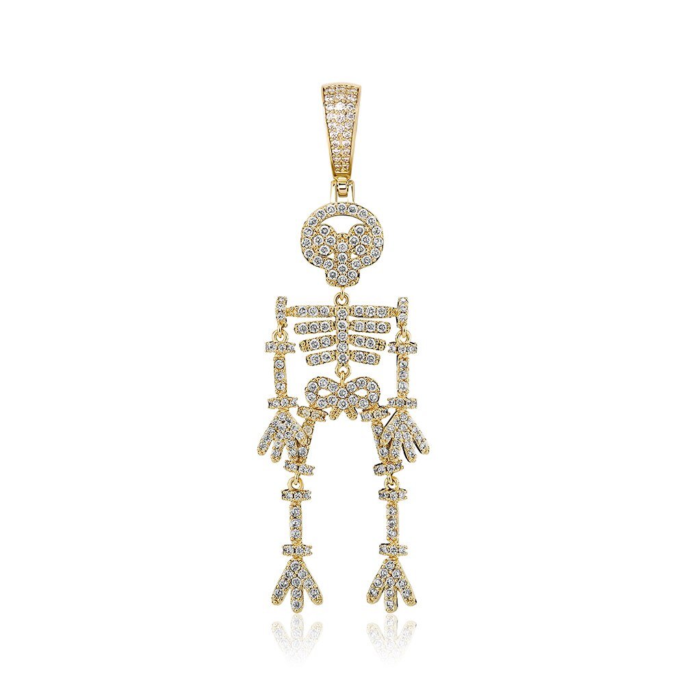 Skeleton Pendant 14K - ICECI