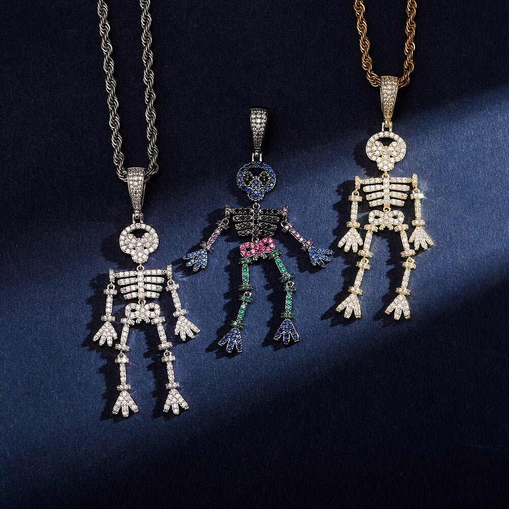 Skeleton Pendant 14K - ICECI