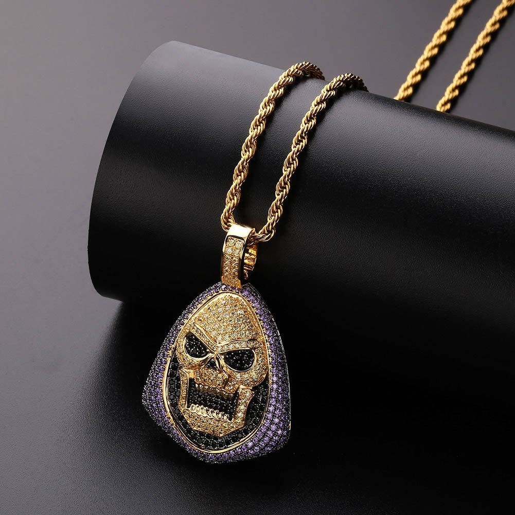 Skeleton Villain Pendant 18K - ICECI