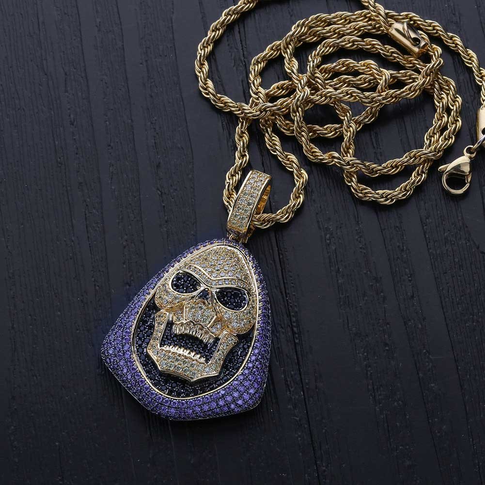 Skeleton Villain Pendant 18K - ICECI