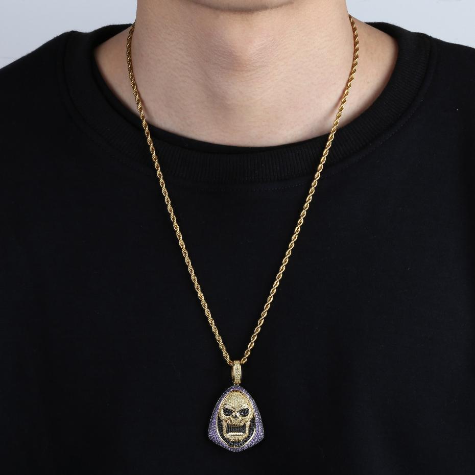 Skeleton Villain Pendant 18K - ICECI