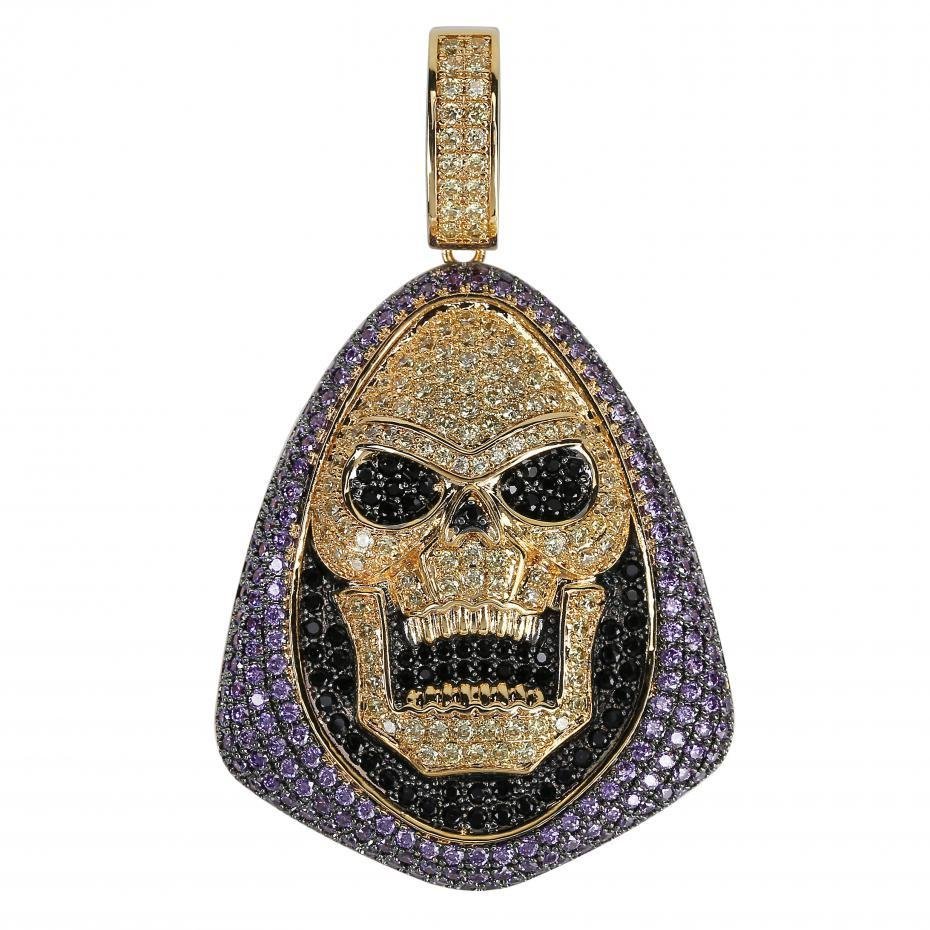 Skeleton Villain Pendant 18K - ICECI