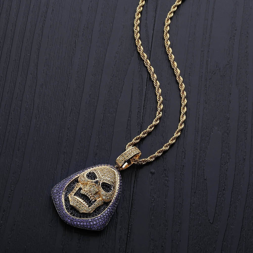 Skeleton Villain Pendant 18K - ICECI