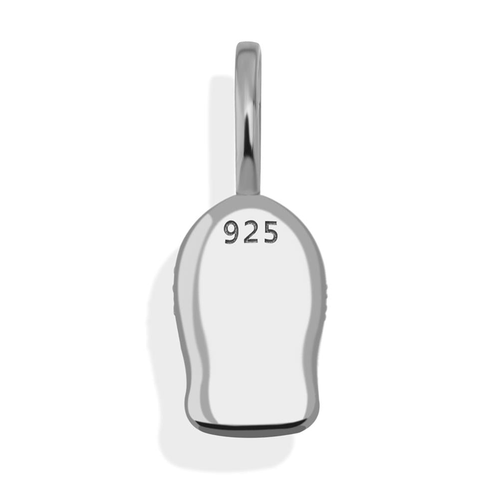 Ski Mask Pendant 14K X Sterling Silver - ICECI