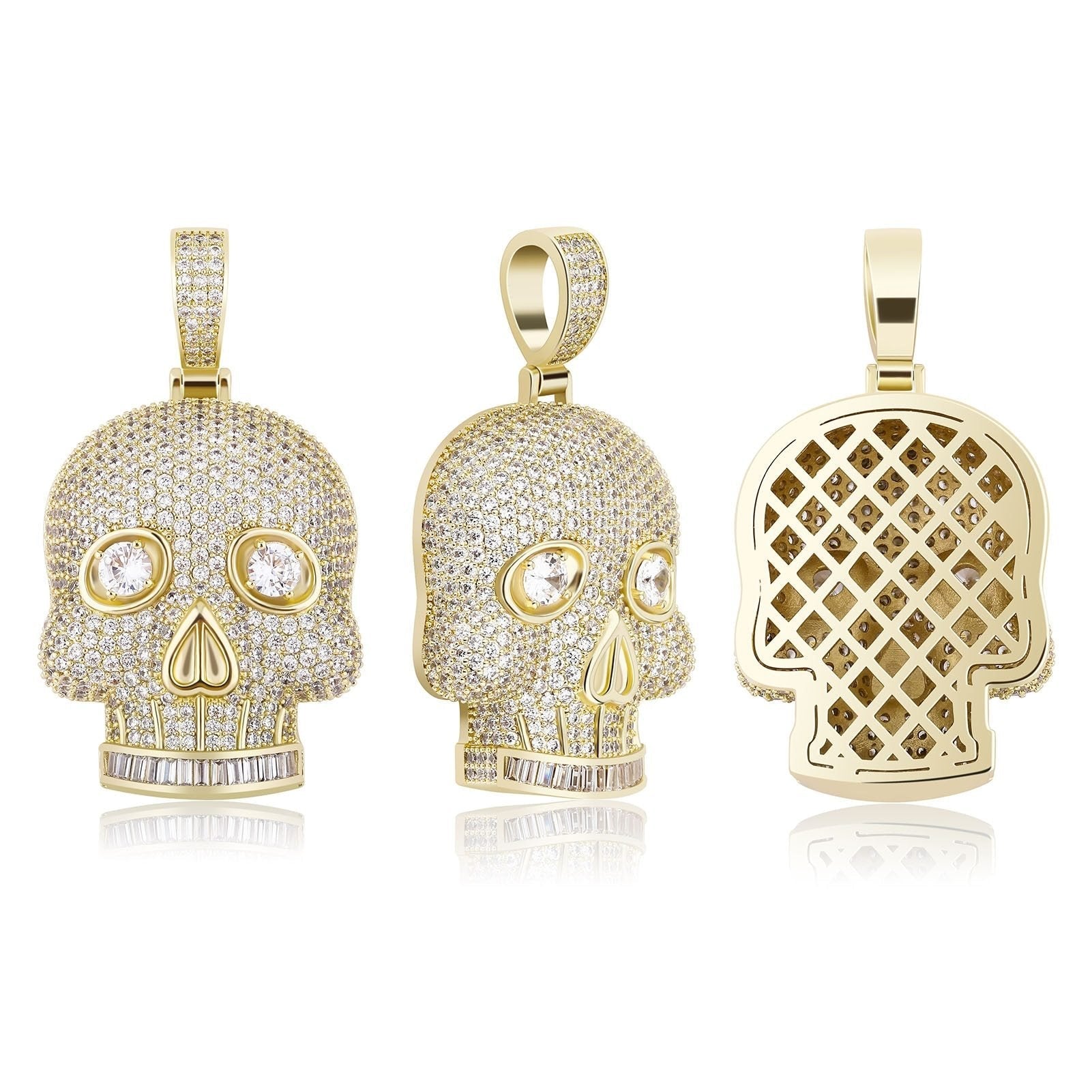 Skull Pendant 14K - ICECI