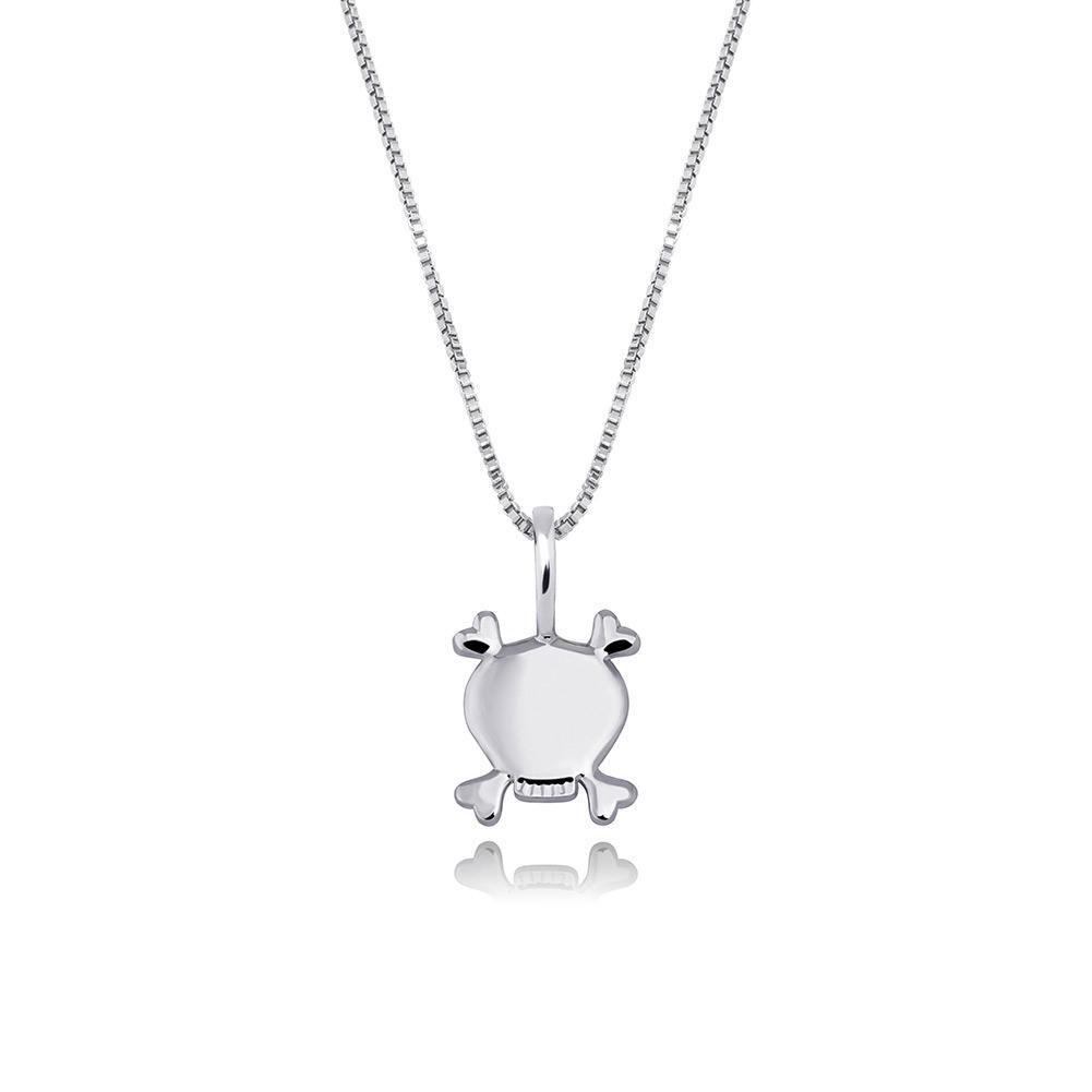 Skull Pendant 14K x Sterling Silver - ICECI