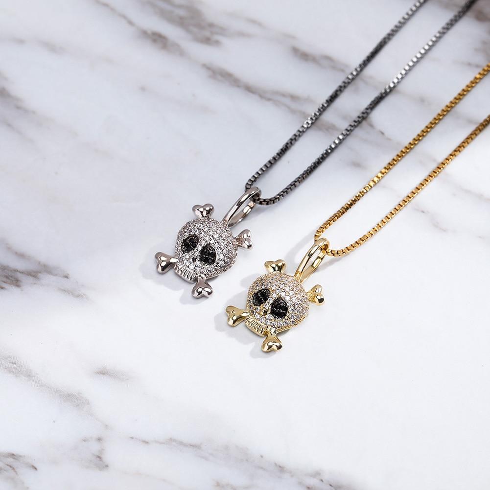 Skull Pendant 14K x Sterling Silver - ICECI