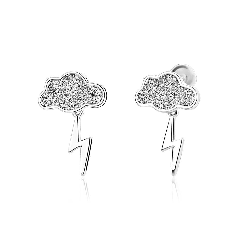 Sky Lightning Earrings 14K - ICECI