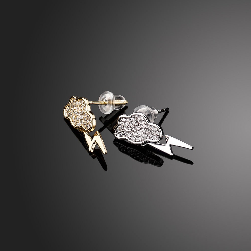 Sky Lightning Earrings 14K - ICECI