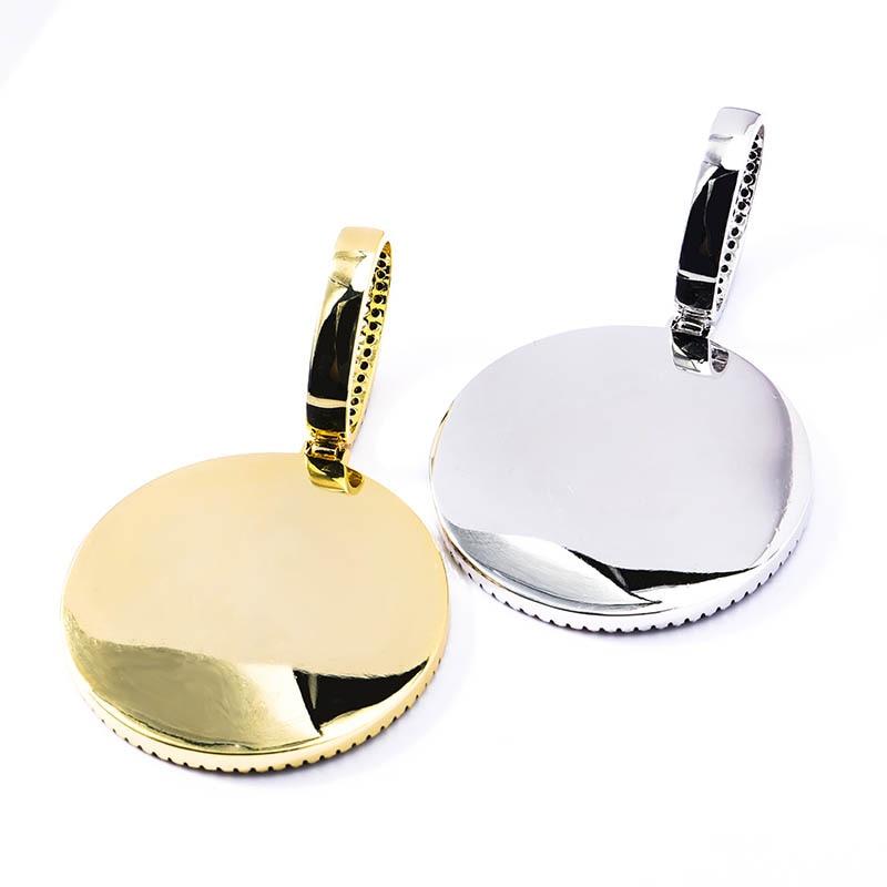 Smiley Face Pendant 18K - ICECI