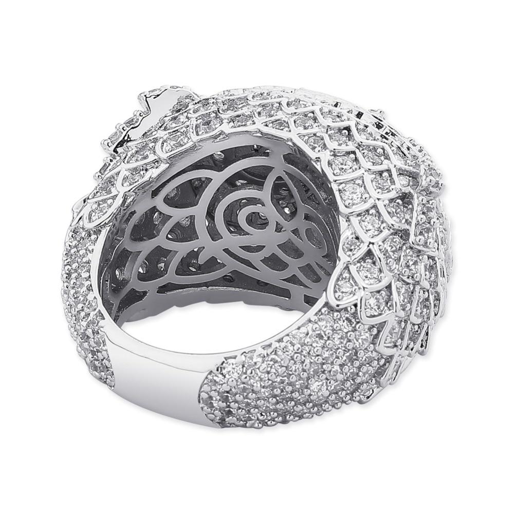 Snowy Owl Ring 14K - ICECI