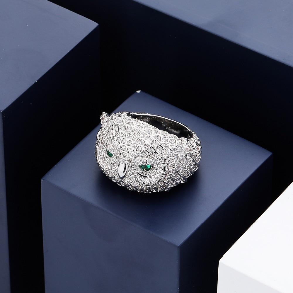 Snowy Owl Ring 14K - ICECI