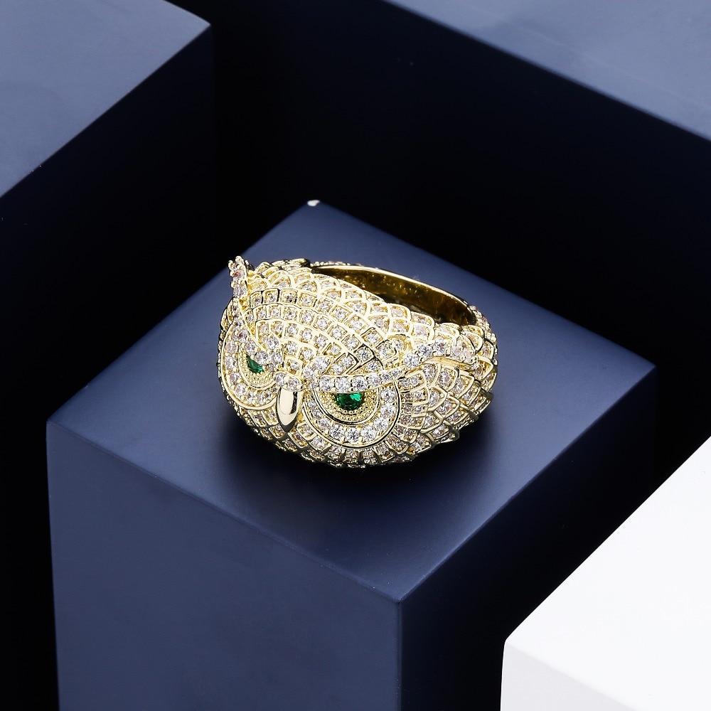 Snowy Owl Ring 14K - ICECI
