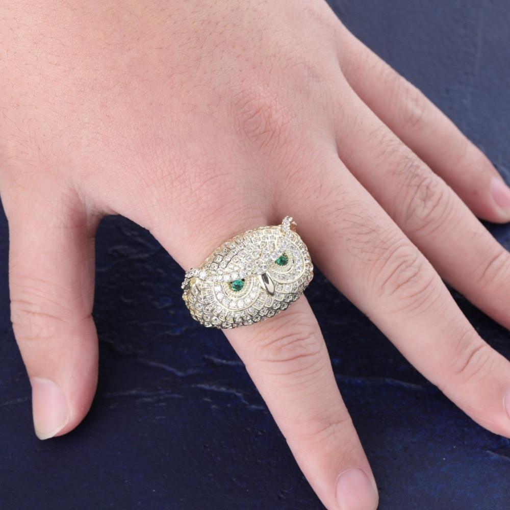 Snowy Owl Ring 14K - ICECI