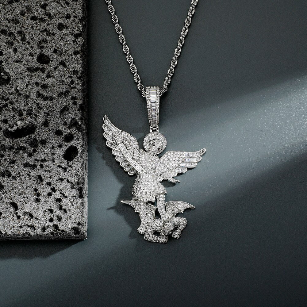 St. Michael The Archangel Pendant 14K - ICECI