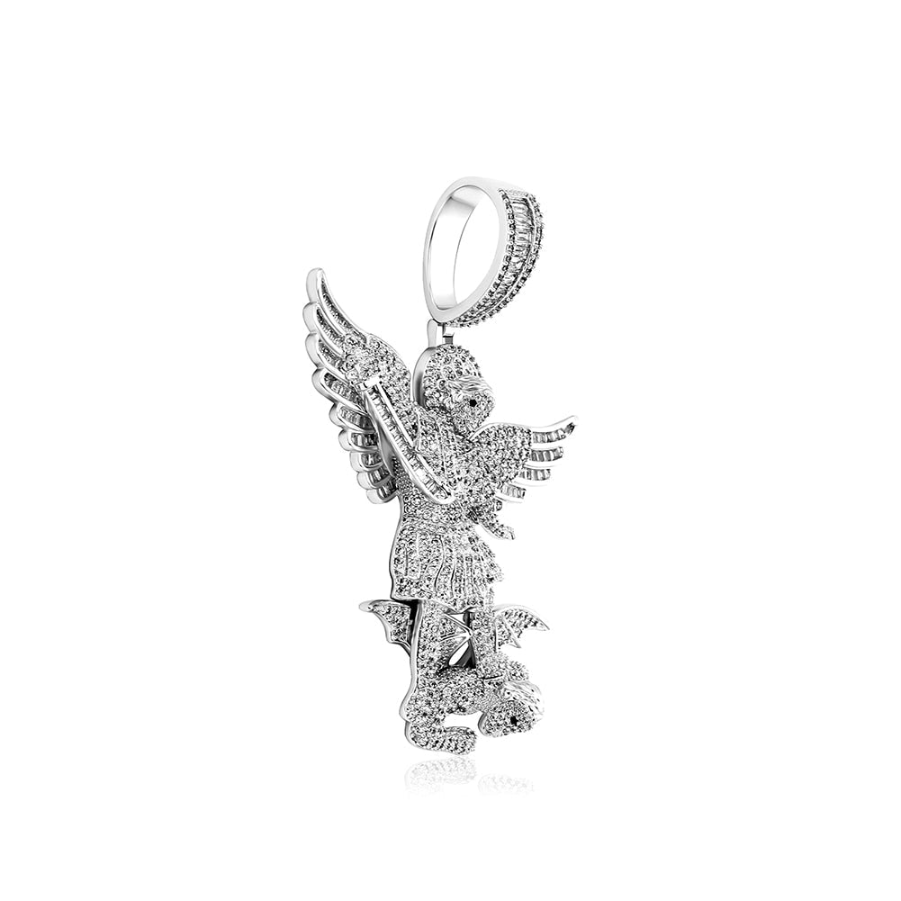 St. Michael The Archangel Pendant 14K - ICECI