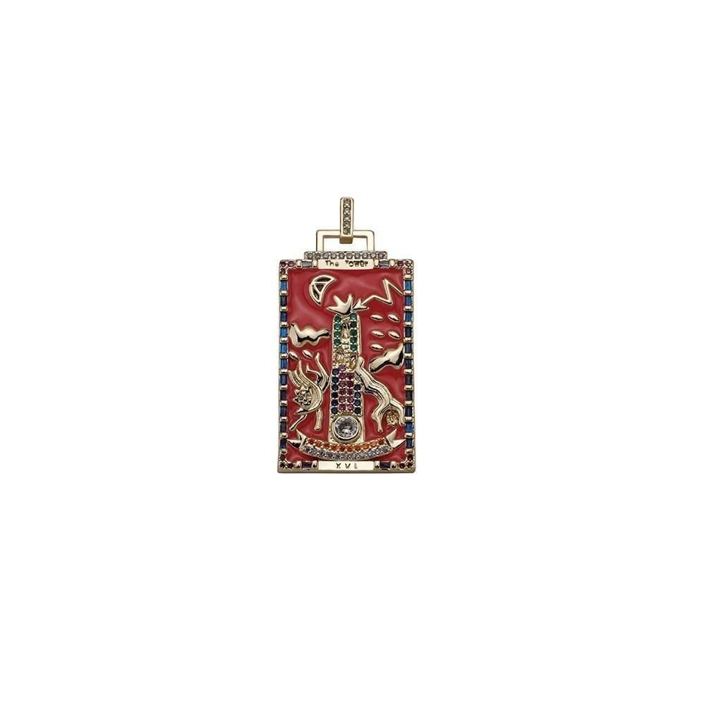 Tarot Cards Pendant 14K - ICECI
