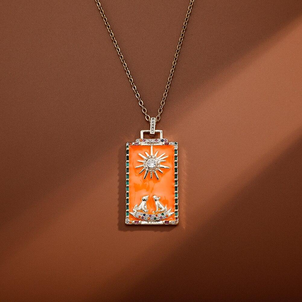 Tarot Cards Pendant 14K - ICECI