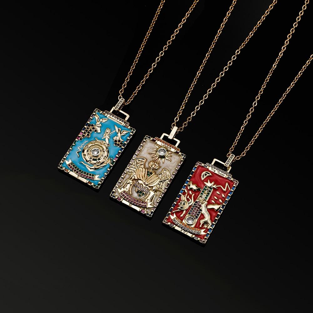 Tarot Cards Pendant 14K - ICECI