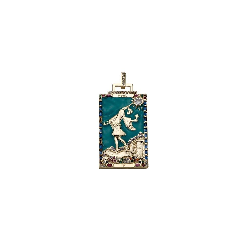 Tarot Cards Pendant 14K - ICECI