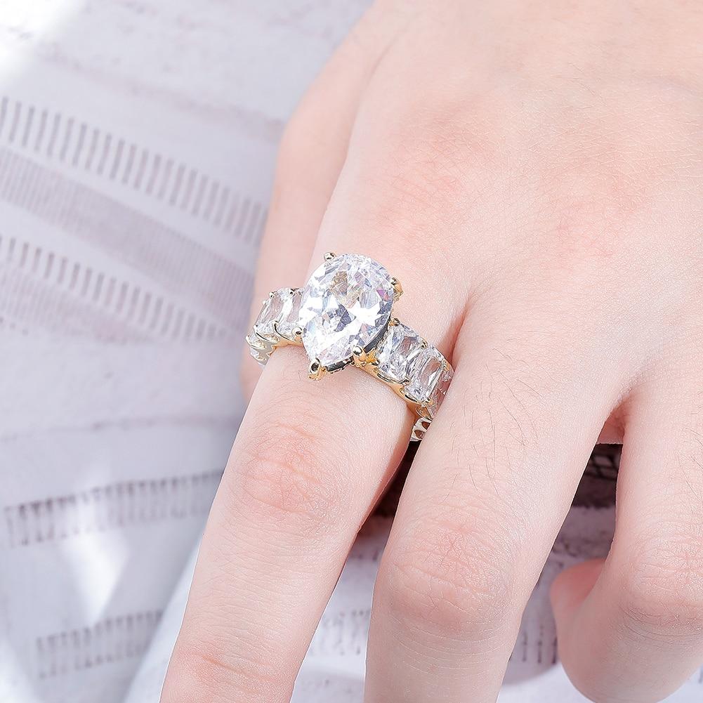 Tear Drop Ring 14K - ICECI