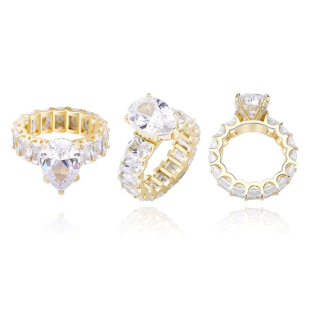 Tear Drop Ring 14K - ICECI