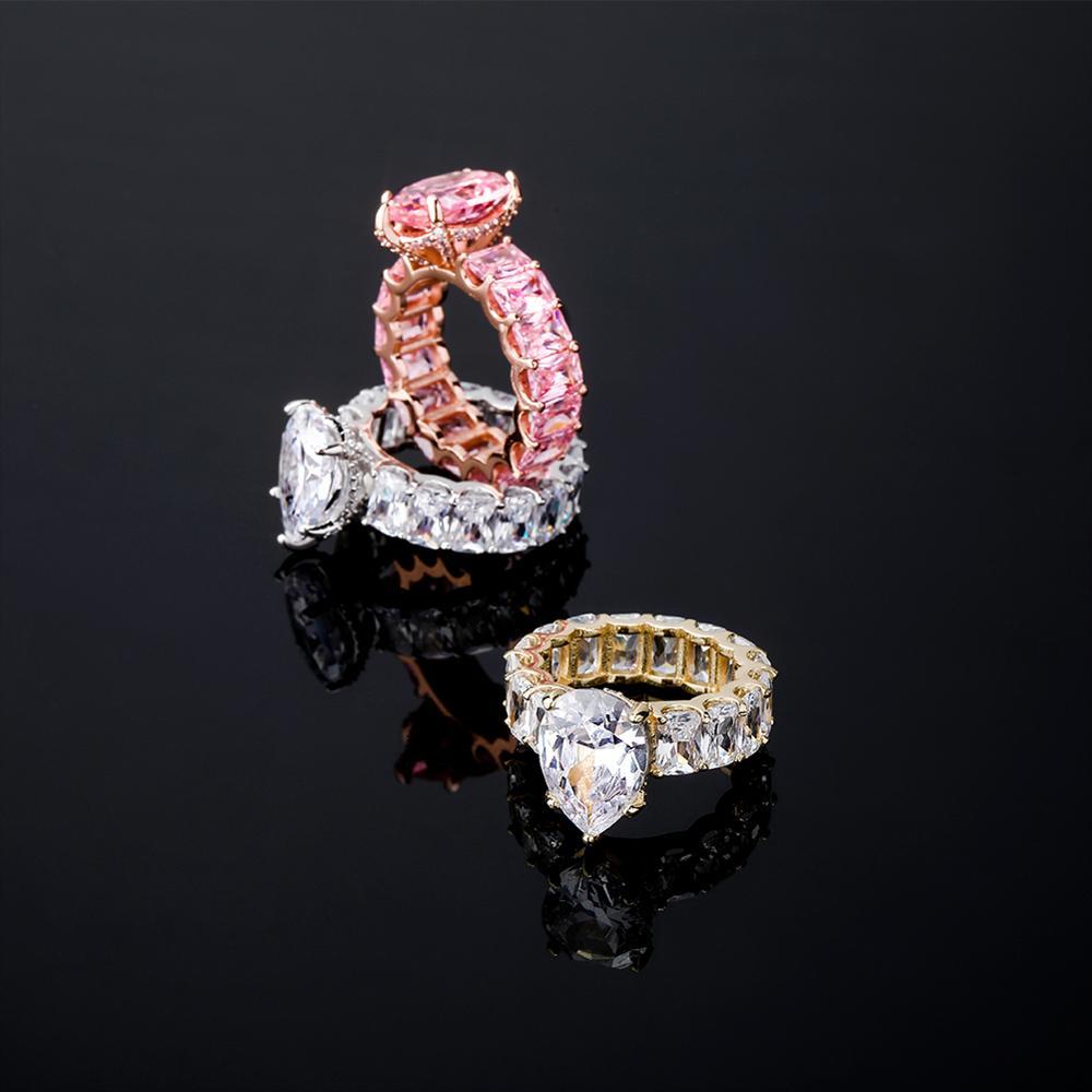 Tear Drop Ring 14K - ICECI