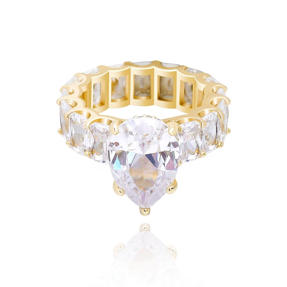 Tear Drop Ring 14K - ICECI