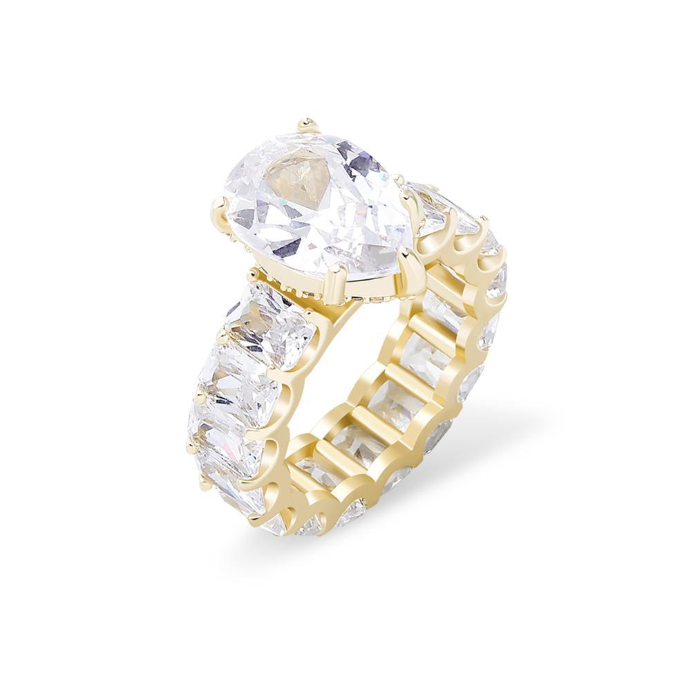 Tear Drop Ring 14K - ICECI