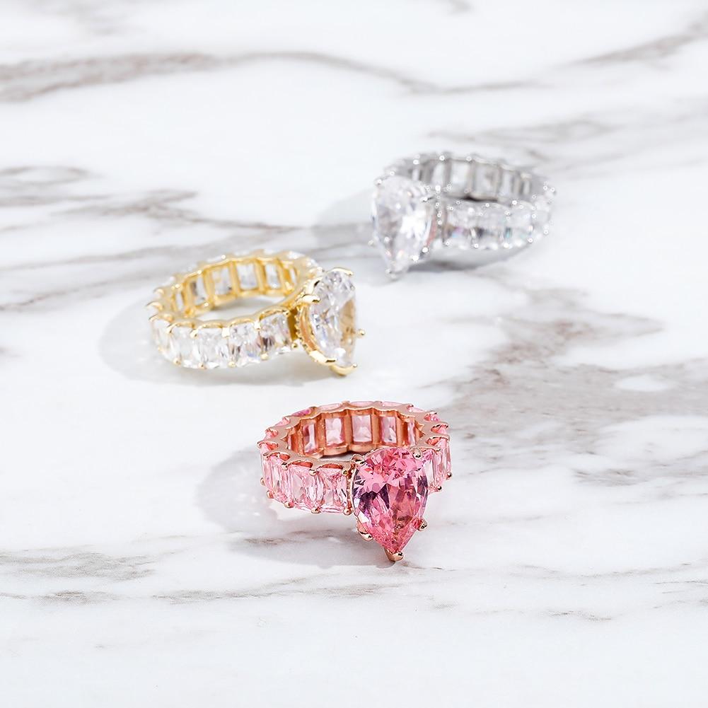 Tear Drop Ring 14K - ICECI