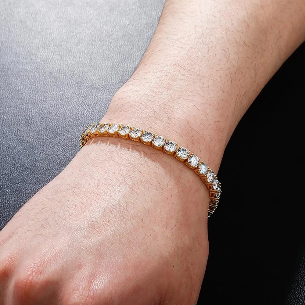 Tennis Bracelet 18K x Moissanite - ICECI