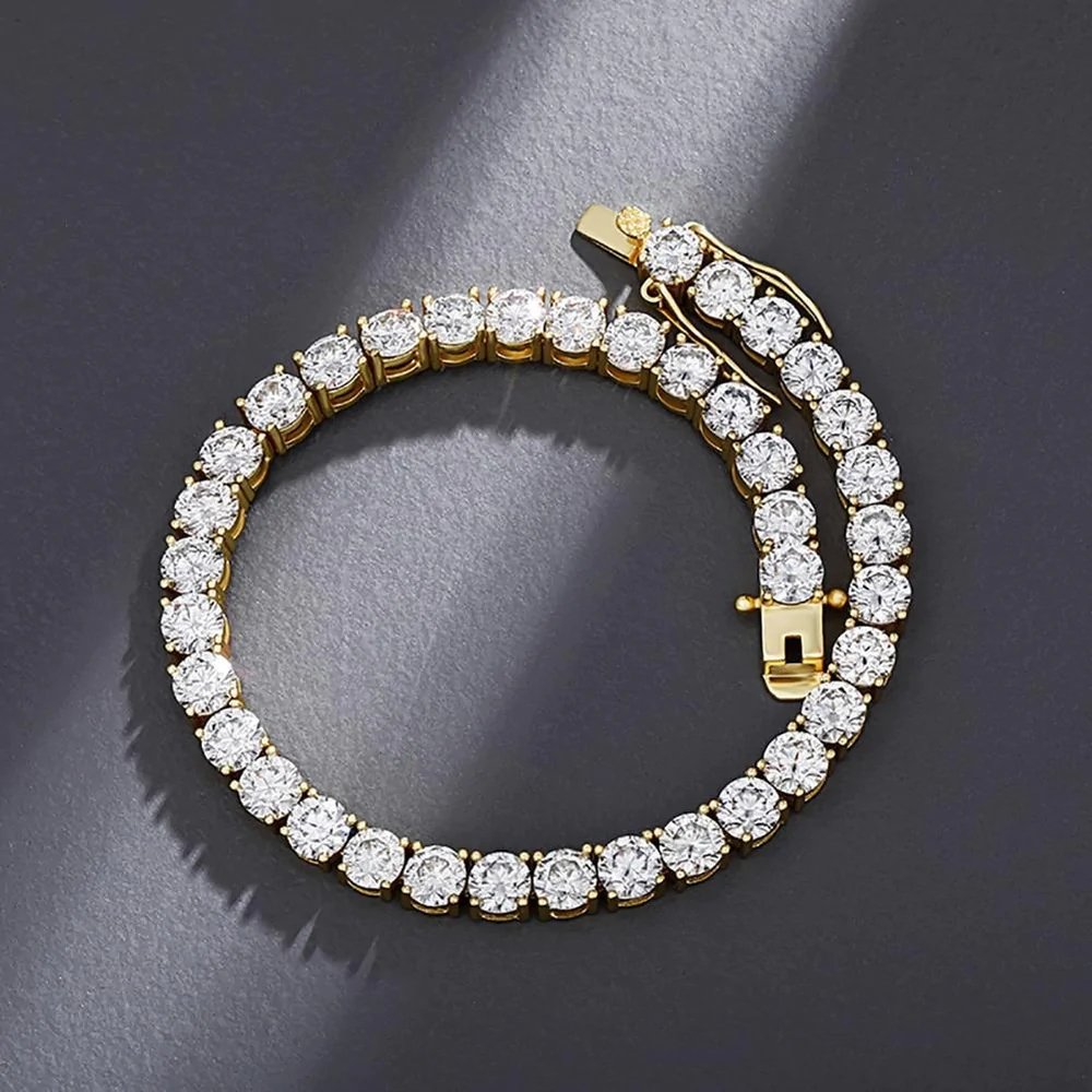 Tennis Bracelet 18K x Moissanite - ICECI