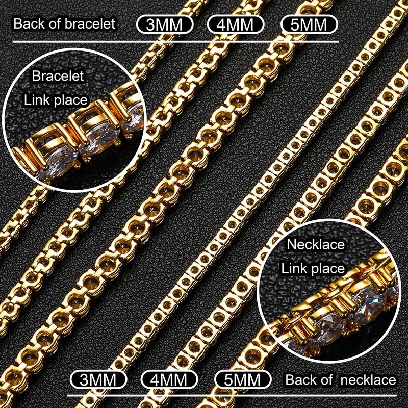 Tennis Bracelet 18K x Moissanite - ICECI