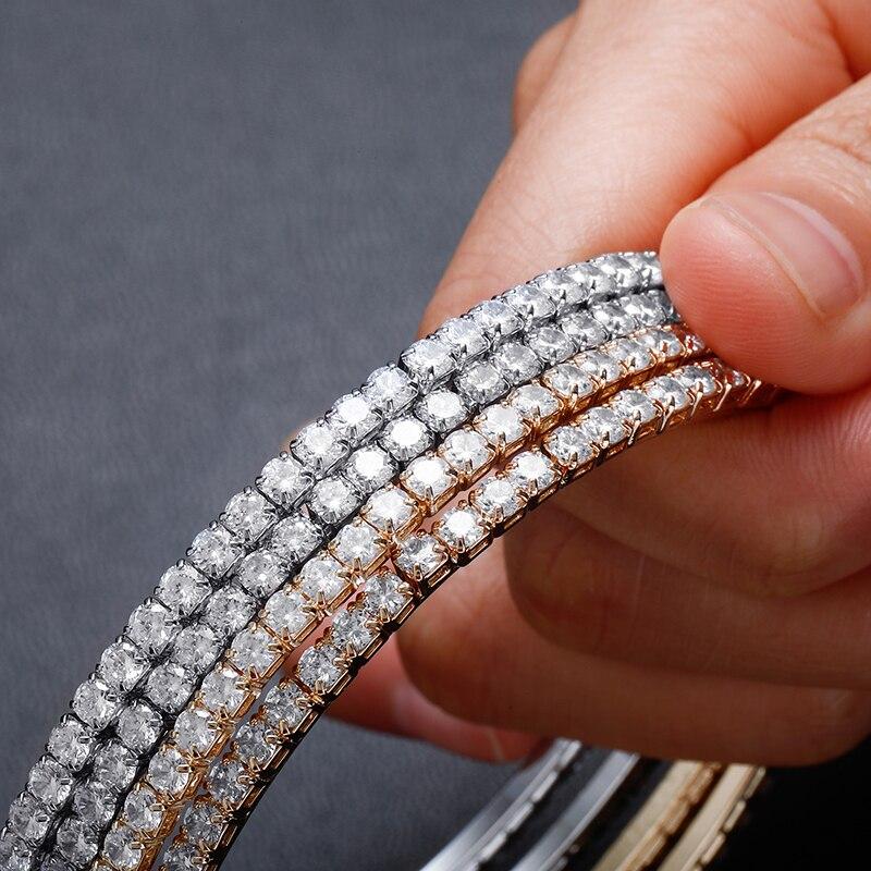 Tennis Hoop Earrings 14K - ICECI