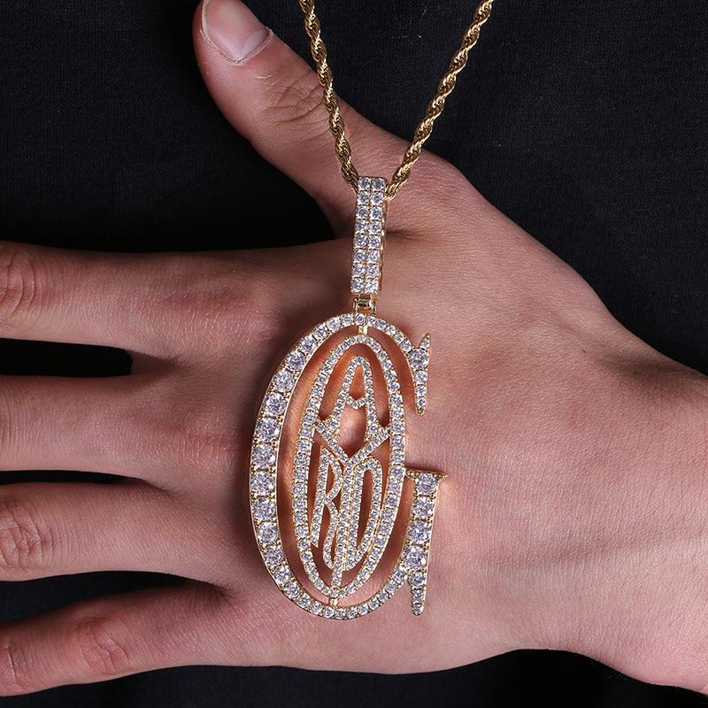 Thank You God Always G Pendant 14K - ICECI