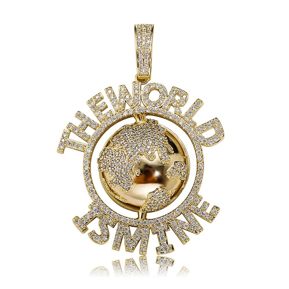 The World Is Mine Pendant 14K - ICECI