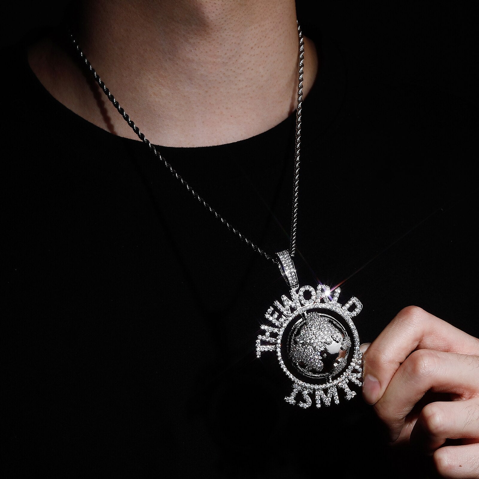 The World Is Mine Pendant 14K - ICECI