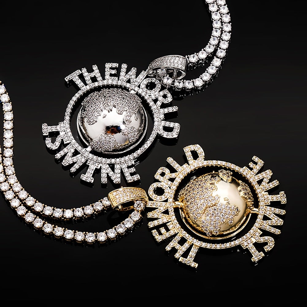 The World Is Mine Pendant 14K - ICECI