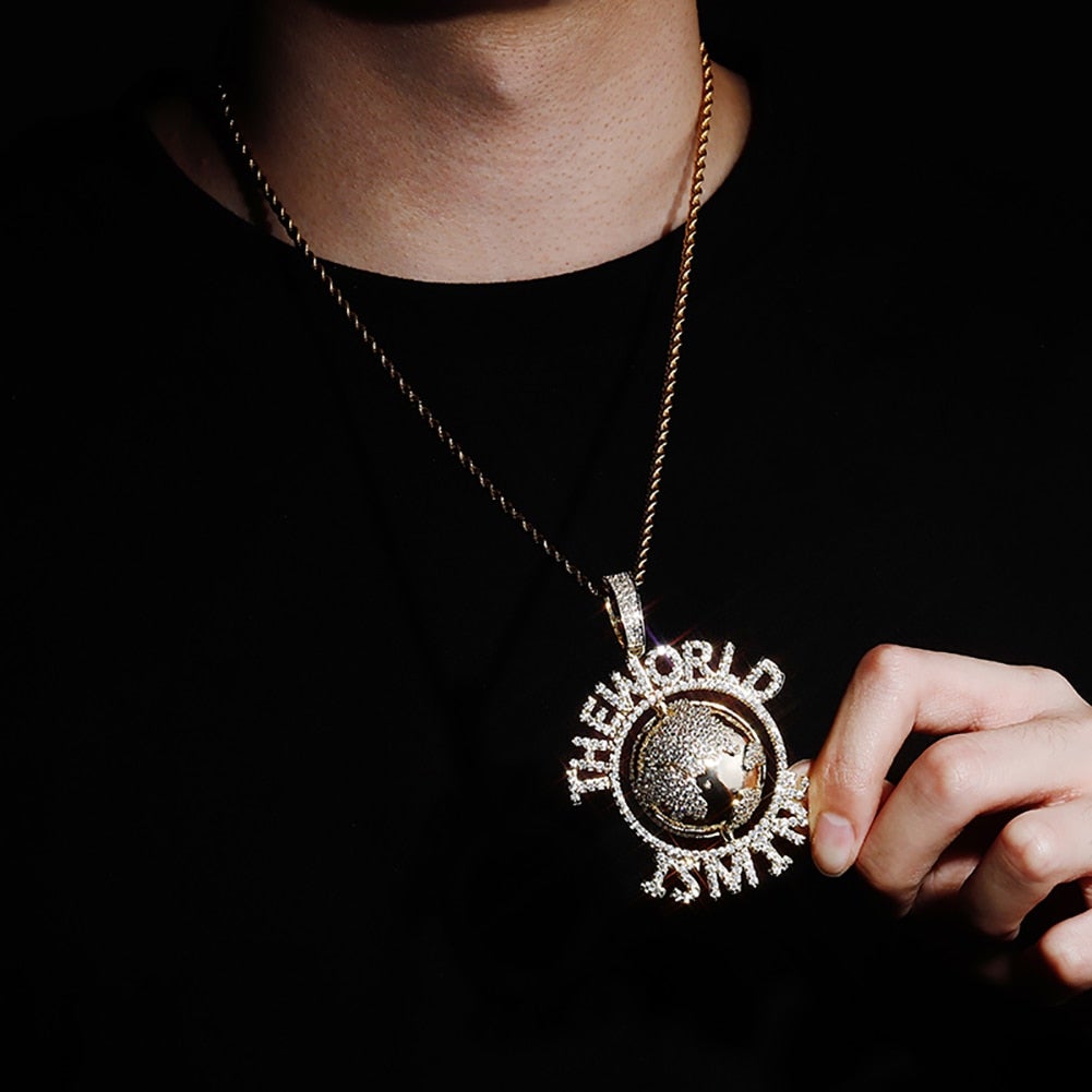 The World Is Mine Pendant 14K - ICECI