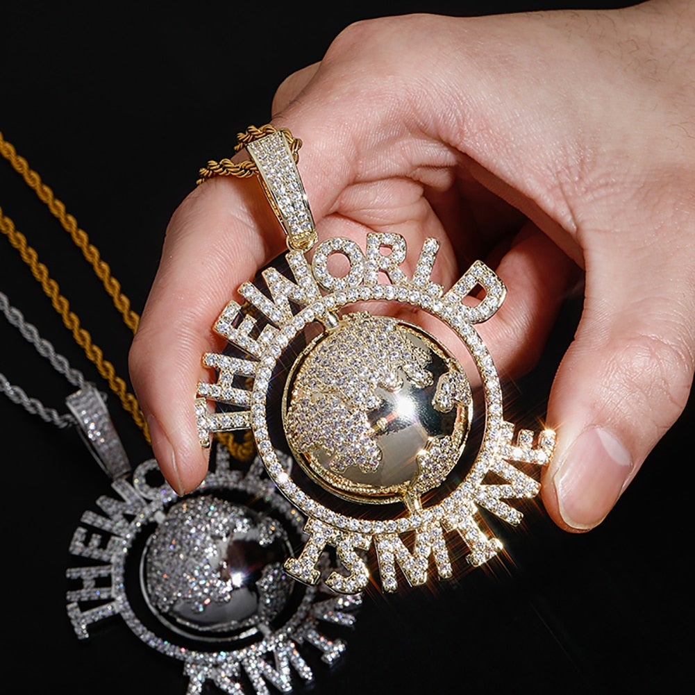 The World Is Mine Pendant 14K - ICECI