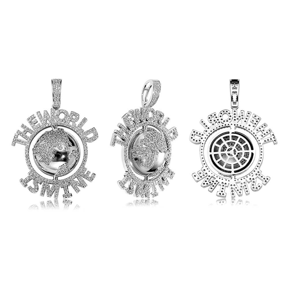 The World Is Mine Pendant 14K - ICECI