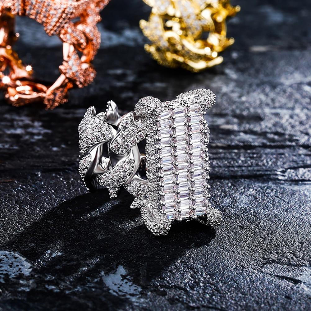 Thorn Baguette Cuban Ring 14K - ICECI