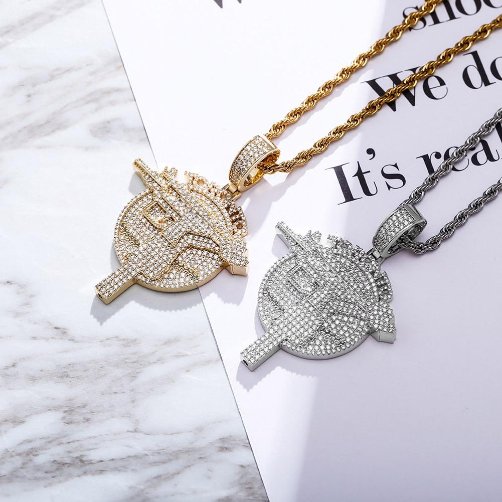 Toronto Uzi Pendant 14K - ICECI