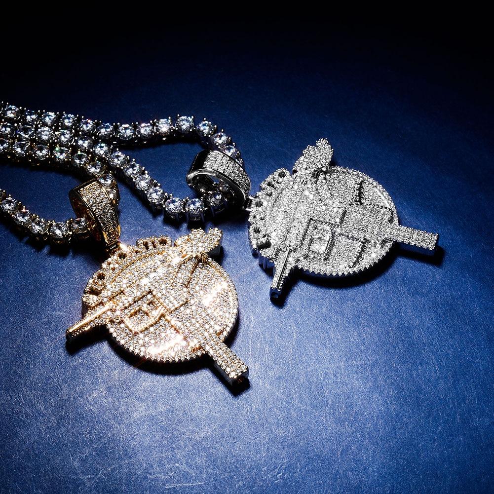 Toronto Uzi Pendant 14K - ICECI