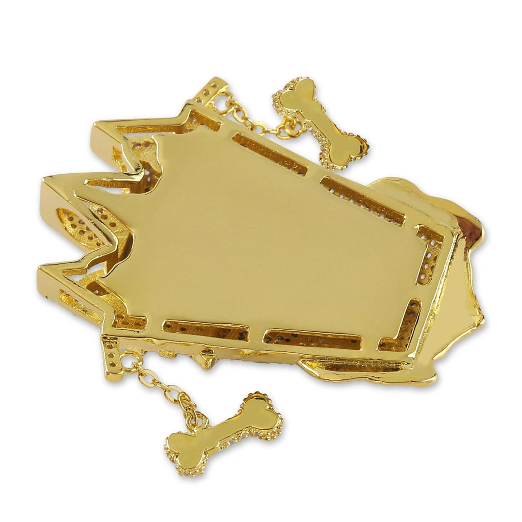 Voodoo Mask Spirit Pendant 14K - ICECI