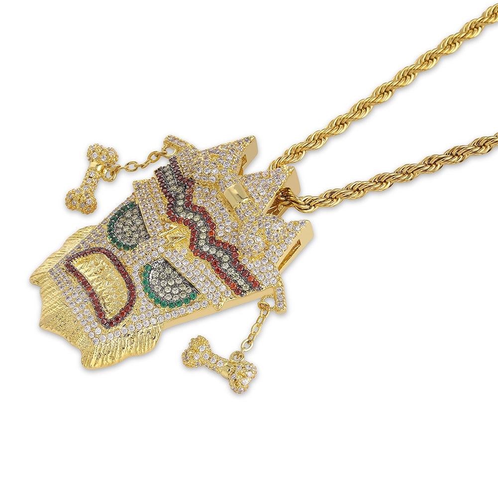 Voodoo Mask Spirit Pendant 14K - ICECI