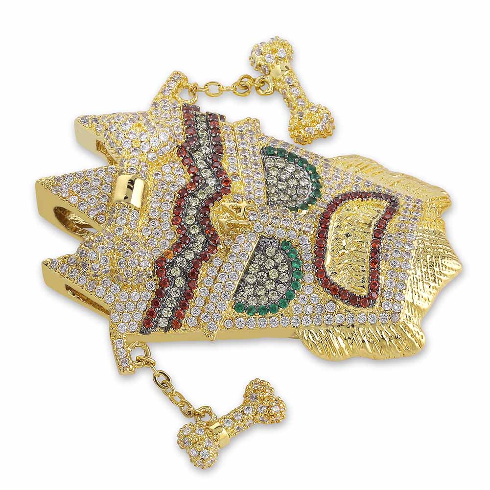 Voodoo Mask Spirit Pendant 14K - ICECI
