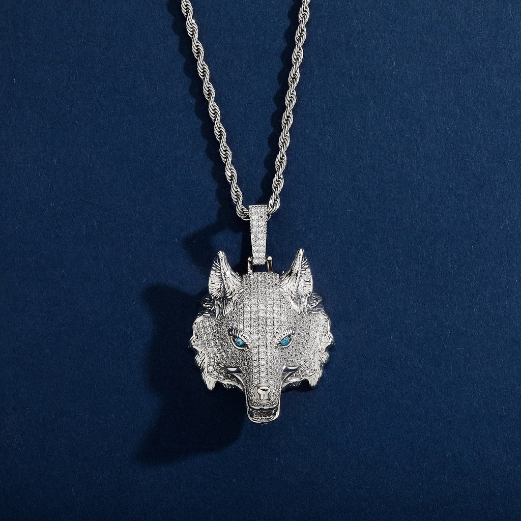 Wolf Head Pendant 14K - ICECI